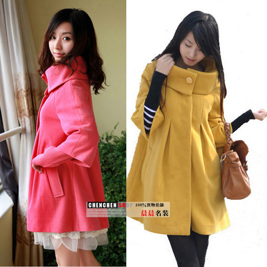 Beautiful style ! 2012 winter maternity outerwear wool coat top maternity clothing autumn and winter