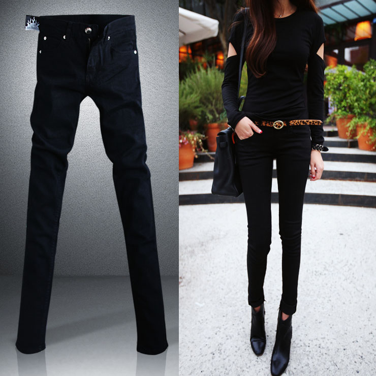 Beibeigo jeans female skinny pants female plus velvet thickening denim pants trousers