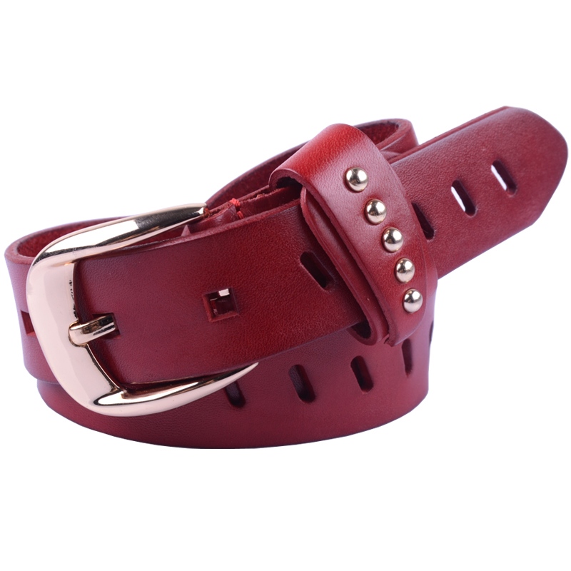 Belt genuine leather women's Women all-match fashion first layer of cowhide women's wide belt waist belt