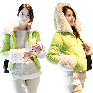 Berber fleece with a hood wadded jacket 8417146p75