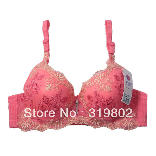 Best Quality B Bra Lace Free Shipping 34B 36B 38B red white black beige gray light pink hot pink