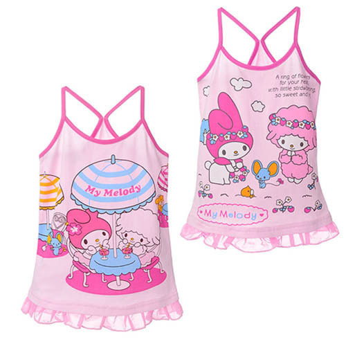 Best Quality Pretty Price New Arrivals Free Shipping Girl's summer clothing 100% cotton cartoon sleeveless vest