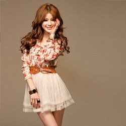 Best selling!FLORAL LONG SLEEVE DRESS + BELT PINK free shipping Retail&Wholesale