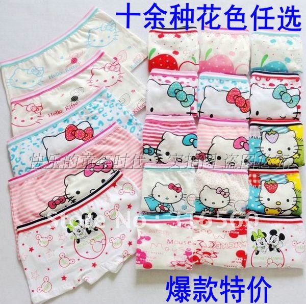 Best selling! new fashion children underwear girls underwear hello kitty briefs Free shipping 20pcs/lot