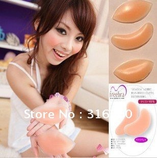 Best selling!!Silicone Bra Gel invisible inserts Pads Push Up Enhancer Breast super stickiness no harm Free Shipping 5pairs/lot