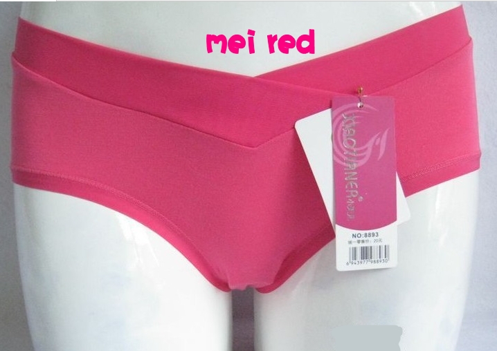 best selling solid red fashion underwear for lady & women free shipping  mix order