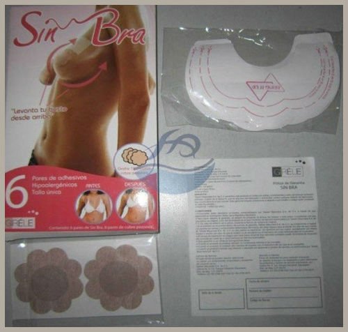 Best Selling TPU Breast Lift tape sagging boobs Sin bra Bring it up Strapless Backless Cleavage 50packs 1200pc /lot freesipping