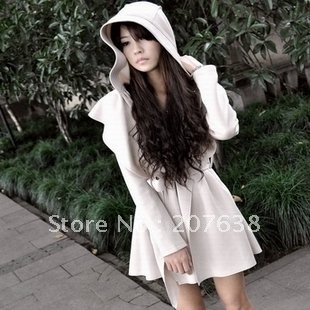 Best Selling!!Winter New Stylishwomen trench coat Outerwear Dresses Style Tops+free shipping