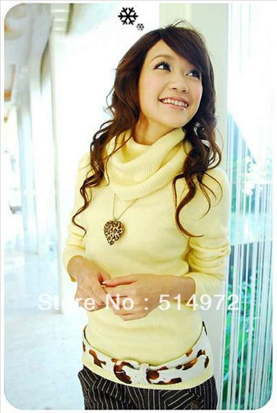 Best Selling!!Women Fashin Winter Knitted Sweater women pullover + free shipping