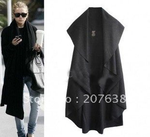 Best Selling!! women fashion wool  trench coat sleeveless cape lady outerwear  winter vintage coat +free shipping