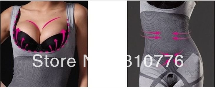 Big Discounting &Free shipping 300pcs/lot !HIGH QUALITY WOMEN'S BAMBOO CHARCOAL FULL BODYSUIT SLIMMING SHAPER BUTT LIFTER!