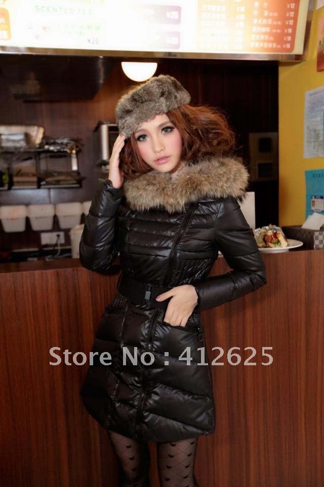 BIG Promotion Fast shipping HIGH QUALITY 2012 New style warm ladies' Coat down Jackets hoodie Freeshipping