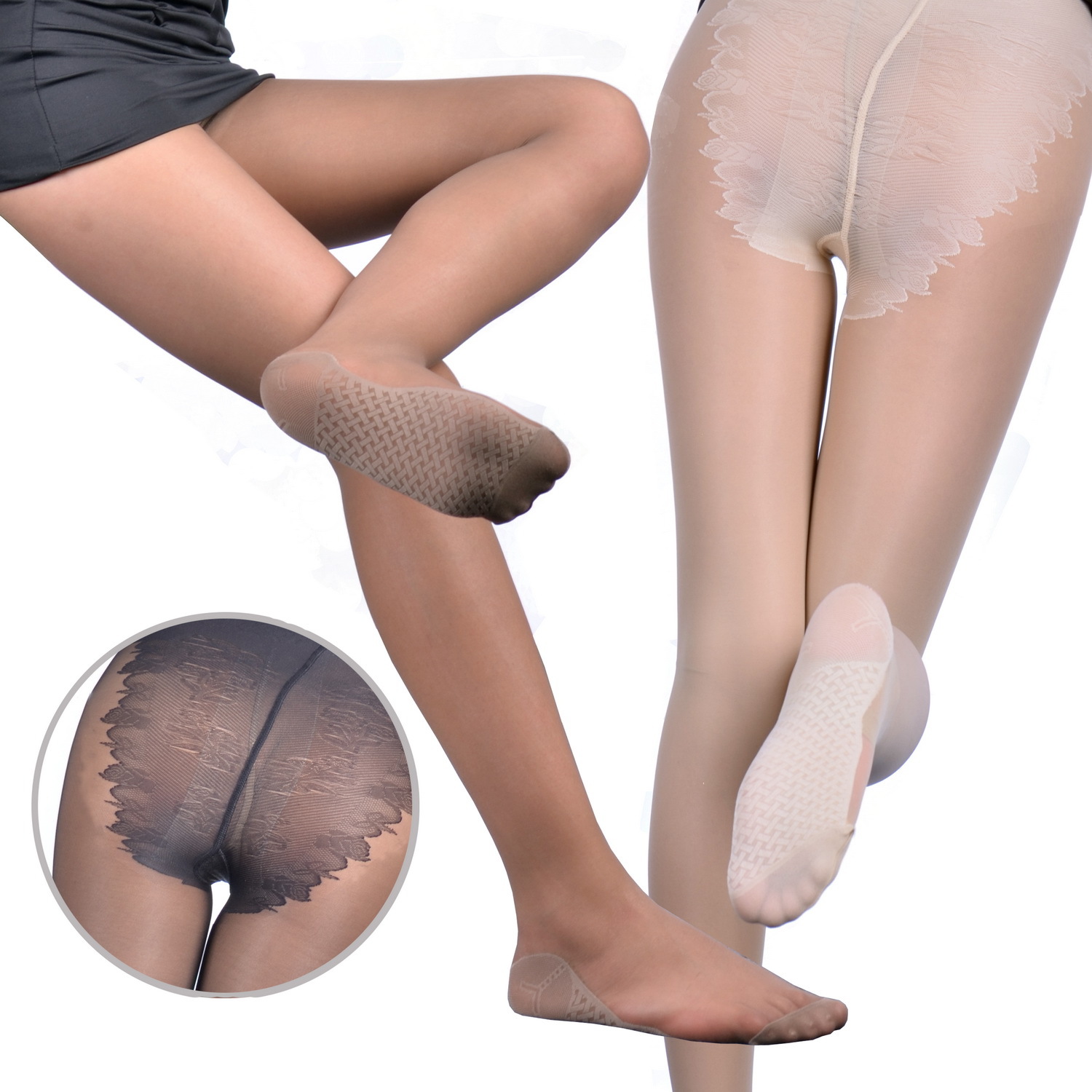 Bikini.summer Prevent exposed. ultra-thin silk pantyhose. Junchao production.