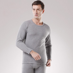 BJR Big 2011 super warm gold thermal underwear male underwear set