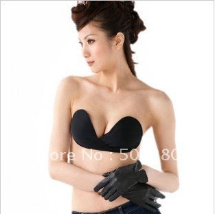 black and pink bra,silicone bra,invisible bra,freebra fashion 5pairs/lot china post air parcel free shipping