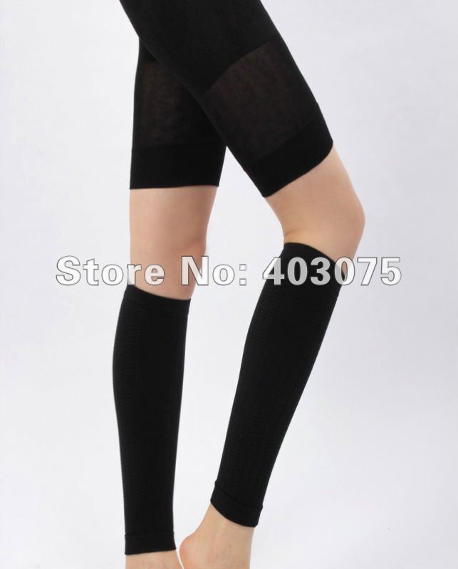 Black Color Slimming Shank Shaper leg shaper 50pairs/lot+free shipping