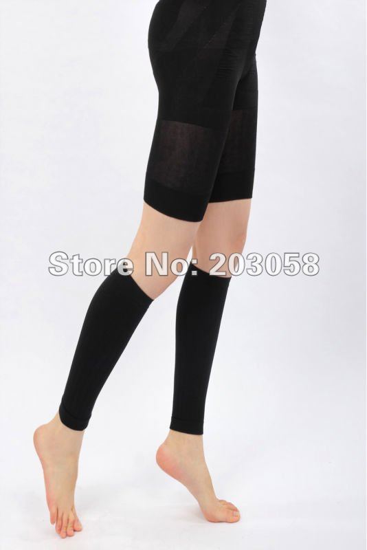 Black Color Slimming Shank Shaper leg shaper 50pairs/lot+free shipping