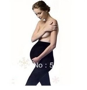 Black Colour Opaque Pregnant Maternity Tights Pantyhose Stockings  pregnant cozy legging free shipping