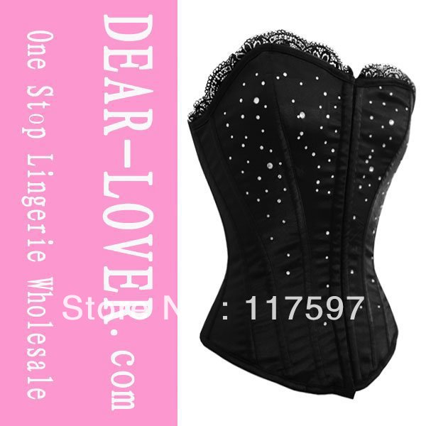 Black Corset Wholesale, Elegant Monents Corset LC5077+ Cheaper price + Free Shipping Cost + Fast Delivery