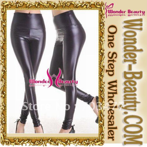 Black PU leather Tight Pants Women Leggings 2012 wholesale and retailer High quality leggings Pants