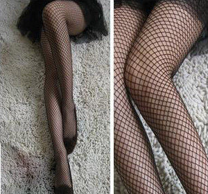 Black sexy nets socks, temptation circle stockings and side butterfly jacquard panty hose free shipping