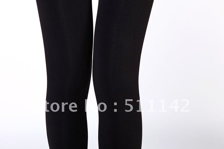 Black solid winter fashion pants, S/M/L all-match thickening double layer ankle length trousers,mona pantyhose, 6pcs/lot 3731