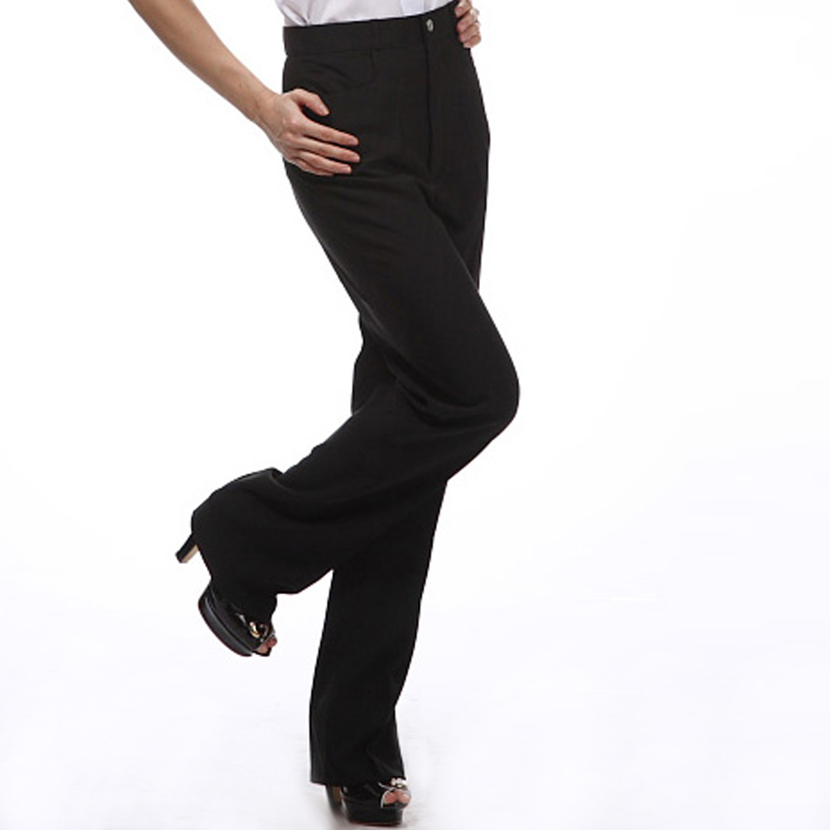 Black suit pants work wear autumn and winter female women's trousers work wear trousers all-match trousers female