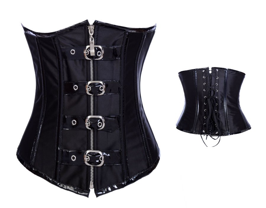 Black underbust Corset body shaper Free Shipping - 2834