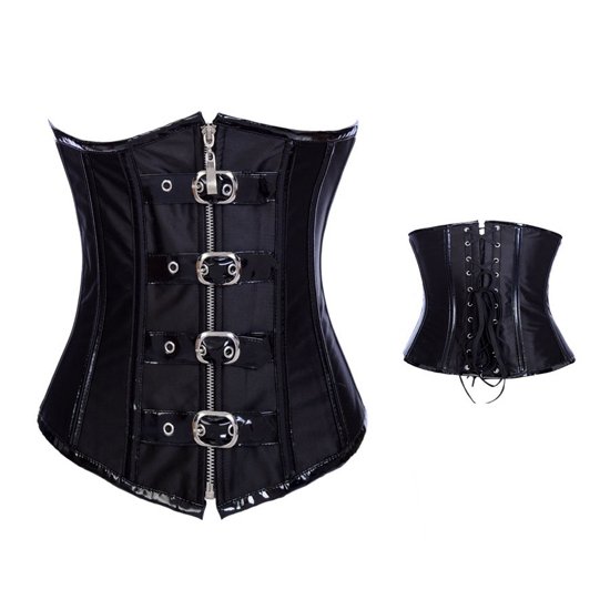 Black underbust Corset body shaper Free Shipping - 2834