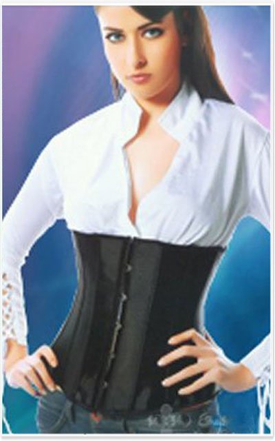 Black Underbust Corset Free shipping - qm9424