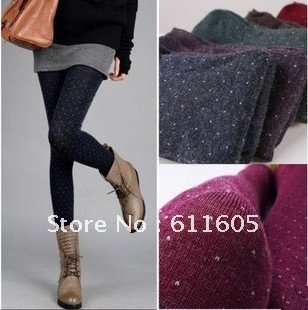 BLE014 Winter Fashion Slim Trample feet  Pantyhose Warmers Leggings Women Stockings 3 Colors Free Shipping