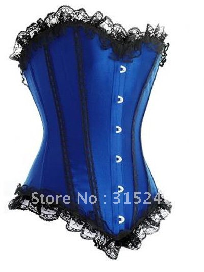 Blue corset wholesale (C060)