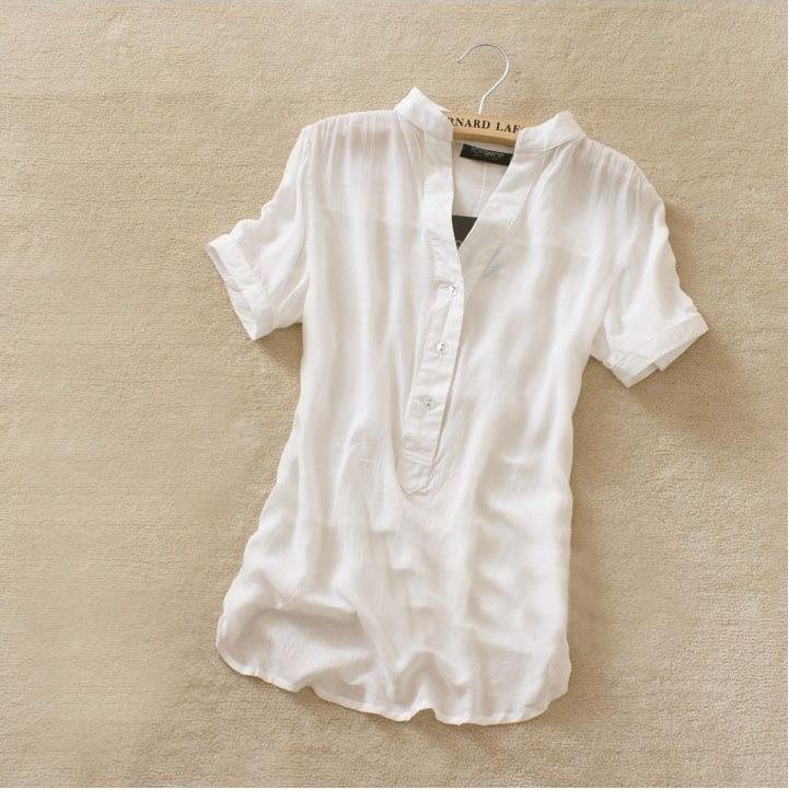 Blue Yellow Pink Black Free shipping new fashion womens summer chiffon shirt silk tops loose blouses shirts for women 2012 2013