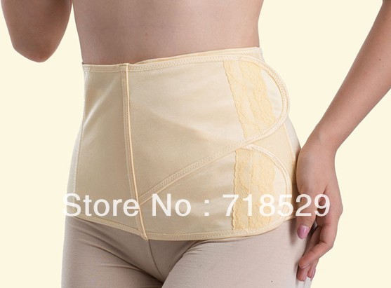 Body sculpting enhanced abdomen belt corset with postpartum abdomen belt