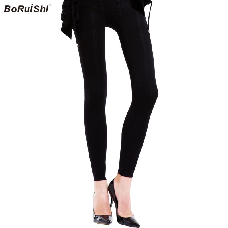 Boruishi thickening plus velvet women's legging autumn and winter double layer warm pants women's