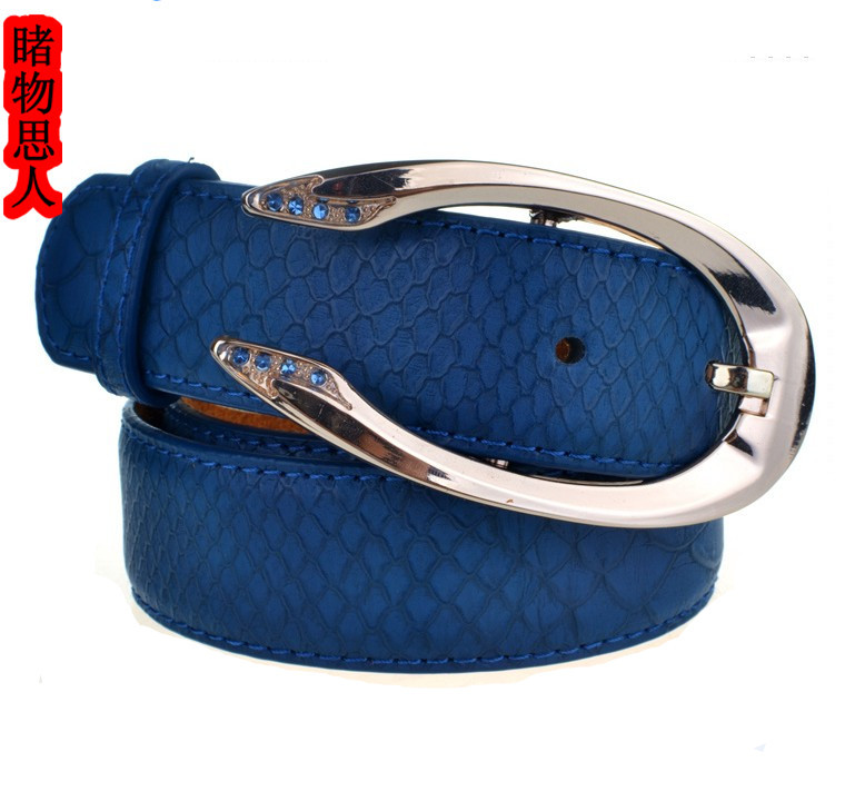 Bottom women's 13 cowhide strap genuine leather belt female fashion decoration strap all-match