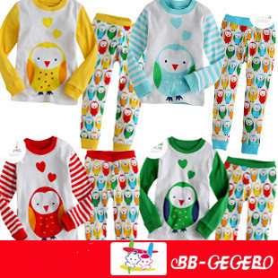 Boys clothing girls clothing autumn 2012 long johns child long-sleeve lounge underwear set