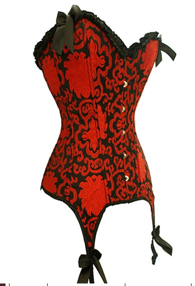 Bra goths shapewear vest body shaping underwear vest women's underwear tight lace one-piece red