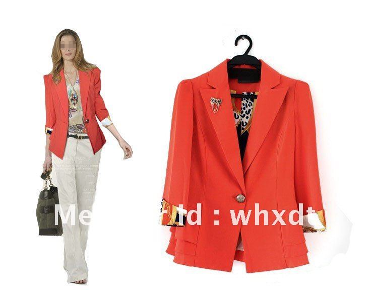 Brand  fashion cltohing ladies blazer small suit jacket free shipping!