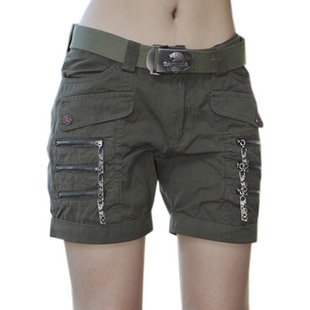 Brand:Freeknight Model Mumber:0967# Women Summer Fashion Shorts Color:Army Green Size:XS S M L XL