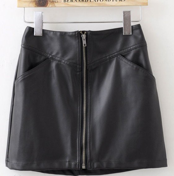 Brand New Fashion Women  PU Leather Short Skirt Lady Sexy Slim Mini skirt  Free shipping