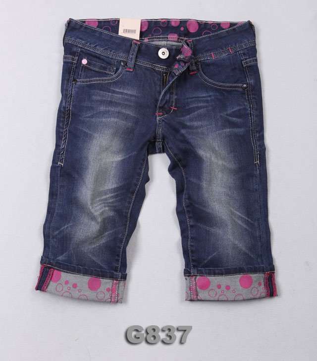 Brand new Lady denim shorts,women's jeans shorts,hot sale ladies' denim short pants size:25-31,free shipping  G837