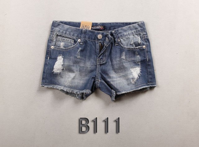 Brand new Lady denim shorts,women's jeans shorts,hot sale ladies' denim short pants size:26-32,free shipping  B111