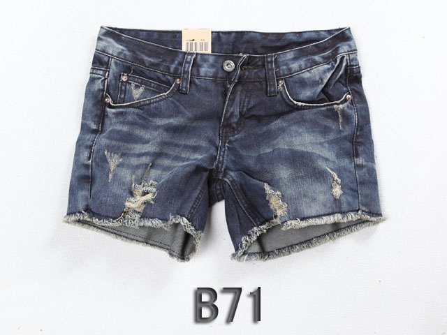 Brand new Lady denim shorts,women's jeans shorts,hot sale ladies' denim short pants size:26-32,free shipping B71