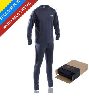 brand women men's polartec thermal fleece underwear long johns set tops pants night sleep wear sleepwear clothes pajamas