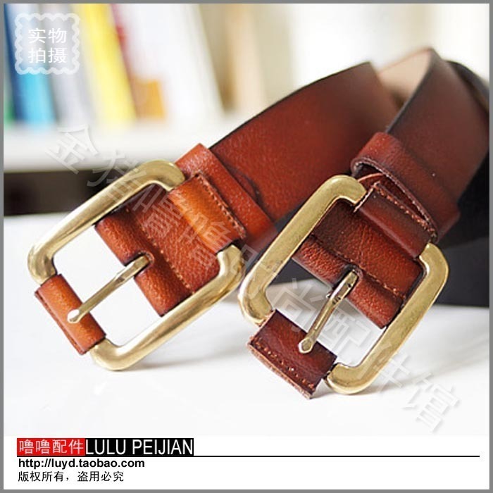 Brief casual strap all-match fashion genuine leather strap trend decoration belt cowhide belt