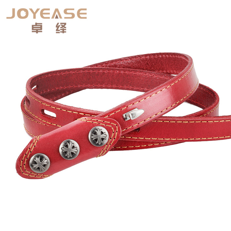 Brief fashion women's first layer of cowhide belt all-match genuine leather strap belt