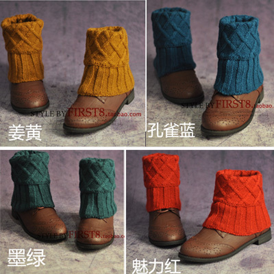 British style plaid consequently short design ankle sock   boot covers shoes cover