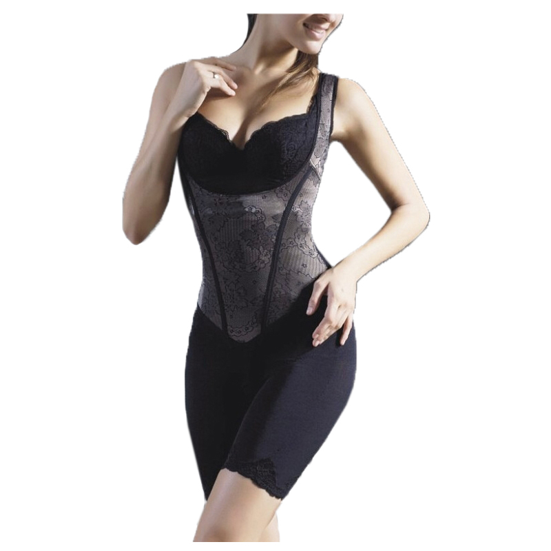 Budee thin comfortable no button zipper abdomen drawing one piece shaper slimming clothes shapewear