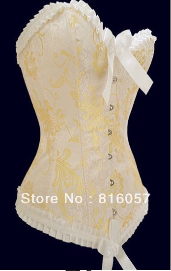 Bustiers and Corsets Wholesale , Ivory Grace Corset with G-string Cheaper price + Free Shipping + Fast Delivery